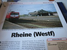  Bahnhof mit Gleisplan Rheine
