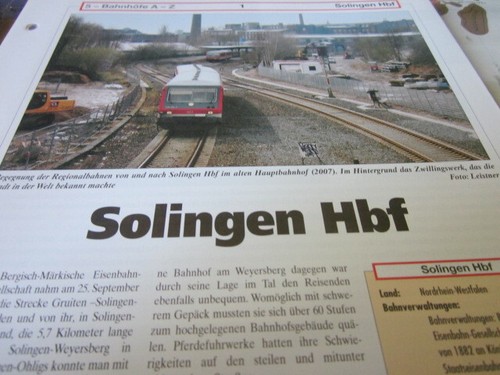 Bahnhöfe mit gleisplan - ,