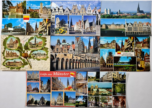 Postkarten lot münster - 8,