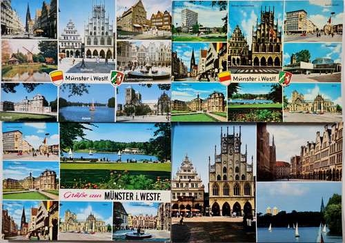 Postkarten lot münster - postkarten,