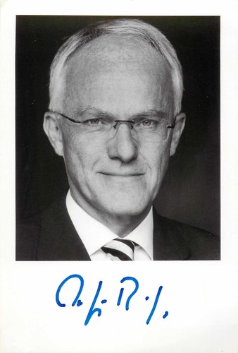 Autogramm jürgen rüttgers - rüttgers,