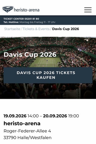 Logen karten davis cup - 2, 2026