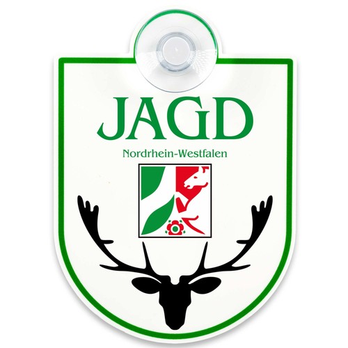 Saugnapfschild jagd für auto - saugnapfschild,