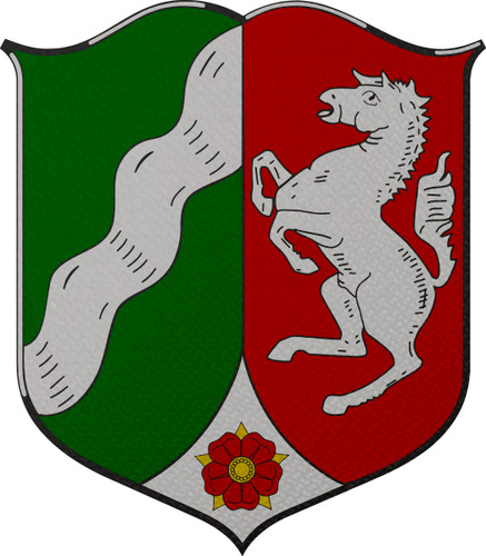 Aufnäher nordrhein westfalen - aufnäher, nordrhein-westfalen