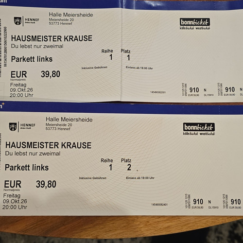 Tickets hausmeister krause - hausmeister,
