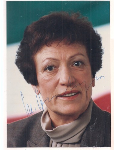 Autogramm margarete verstegen - autogramm,